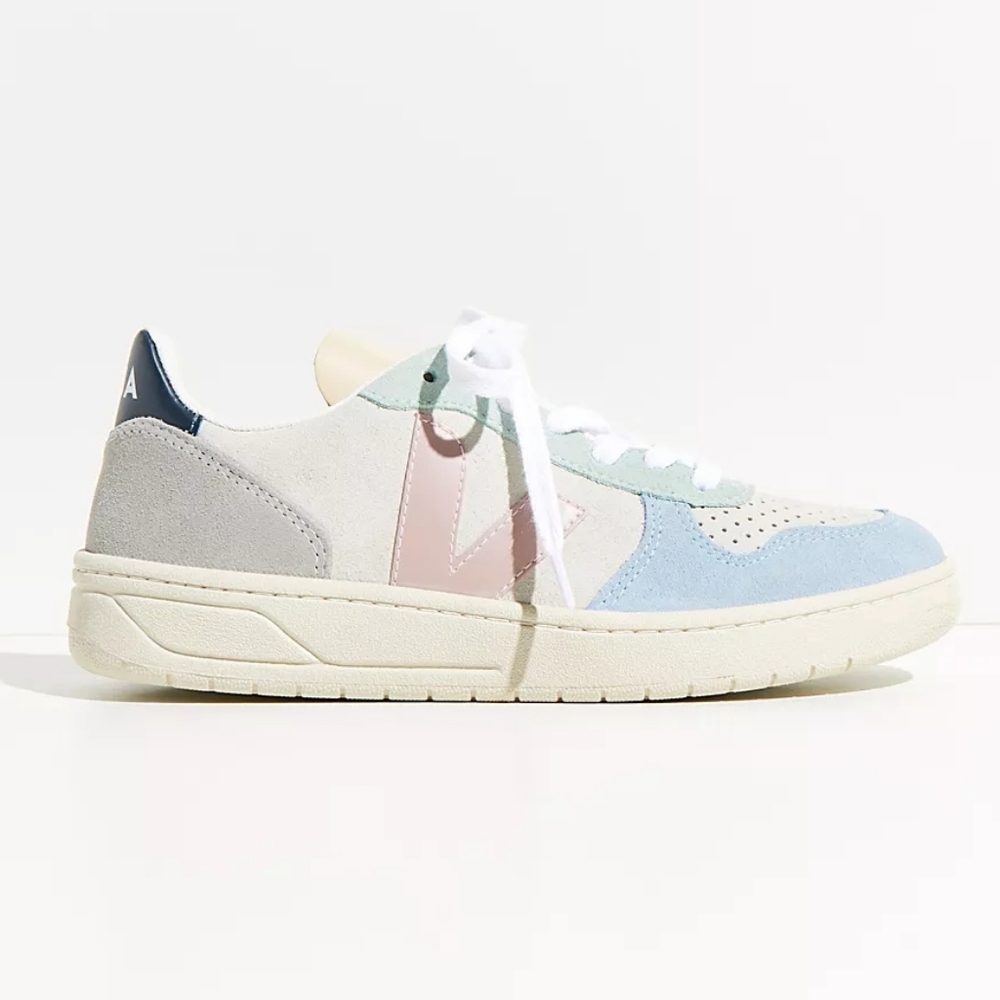 Veja V-10 Suede Sneakers - Picture 3 of 17
